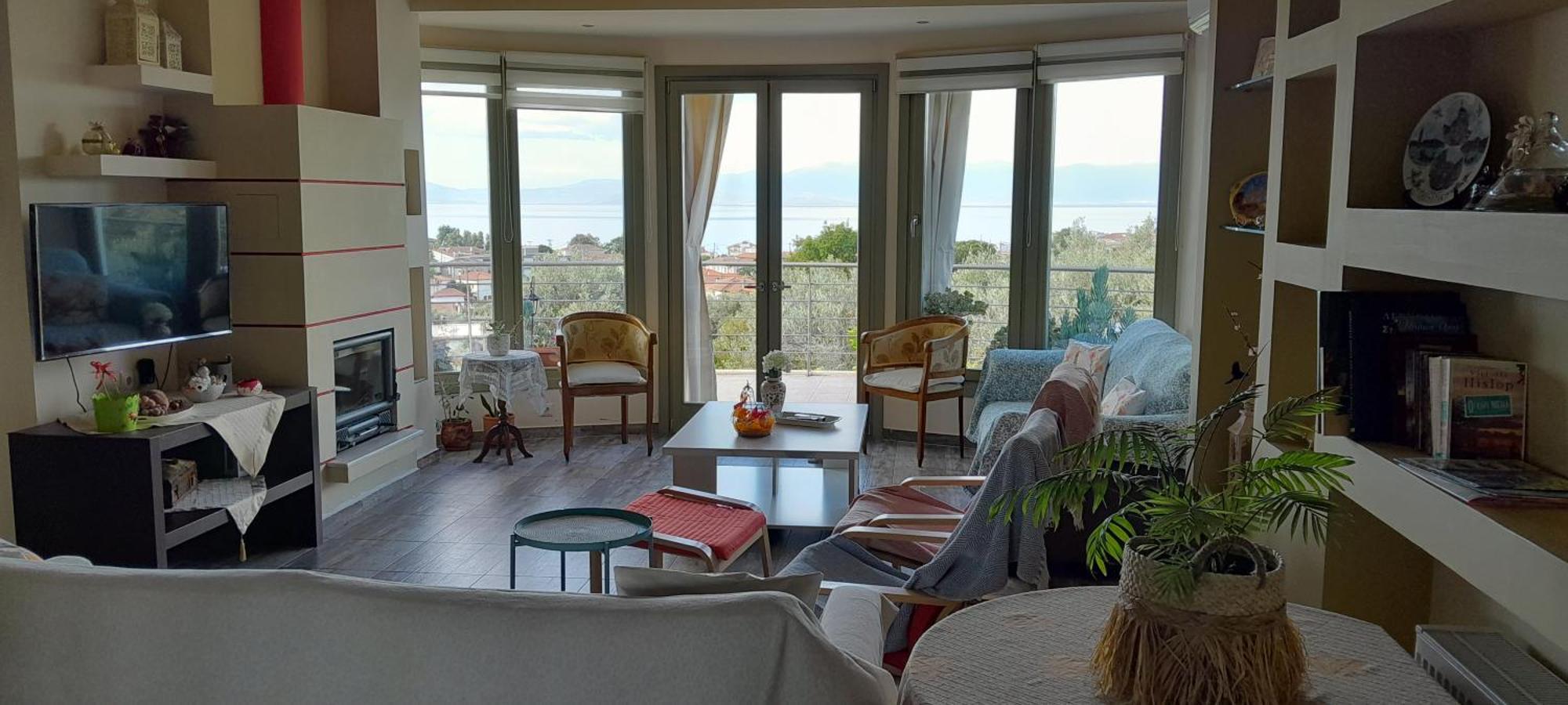 Villa View House Agria Exterior foto